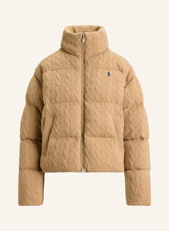 POLO RALPH LAUREN Steppjacke CAMEL / DUNKELBLAU