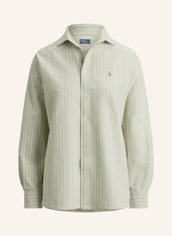 POLO RALPH LAUREN Overhemdblouse LICHTGROEN / ROZE / DONKERBLAUW