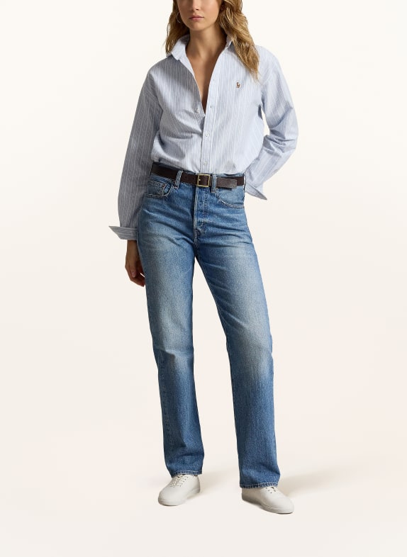 POLO RALPH LAUREN Chemisier BLEU CLAIR / BLEU FONCÉ / BLANC