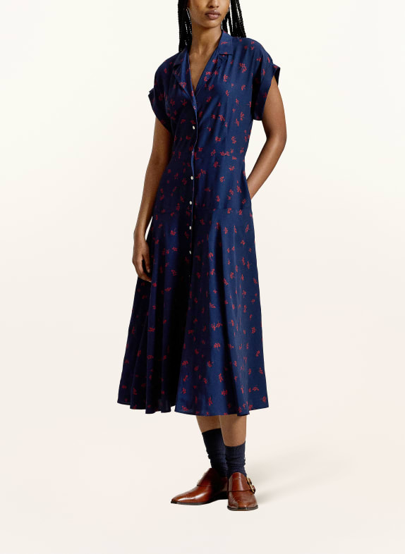 POLO RALPH LAUREN Dress DARK BLUE / DARK RED