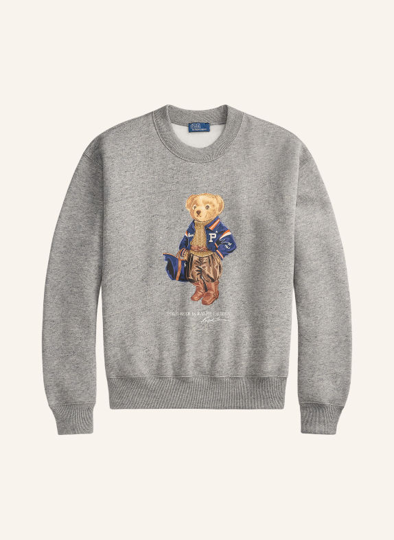 POLO RALPH LAUREN Sweatshirt GRAU / HELLBRAUN / DUNKELBLAU