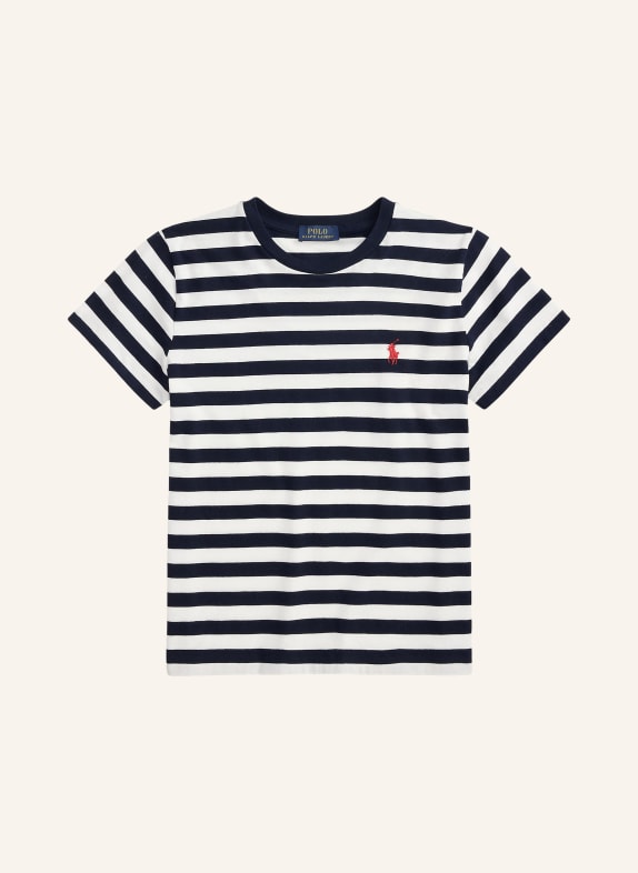 POLO RALPH LAUREN T-Shirt DUNKELBLAU / DUNKELROT / WEISS