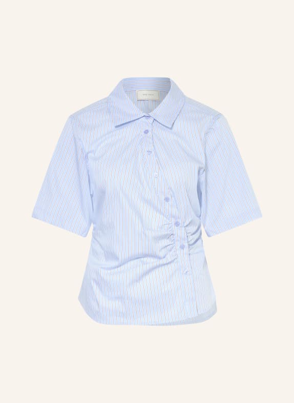 NEO NOIR HAZELL Shirt blouse LIGHT BLUE / KHAKI / WHITE