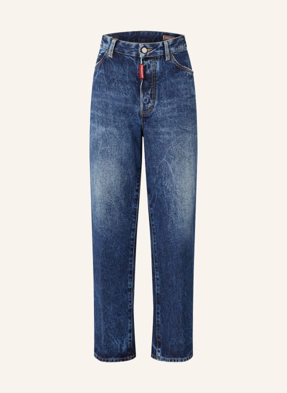 DSQUARED2 BOSTON Cropped jeans 470 NAVY BLUE