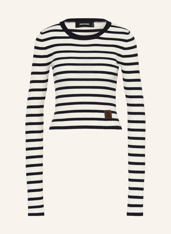 DSQUARED2 Pull ÉCRU / NOIR