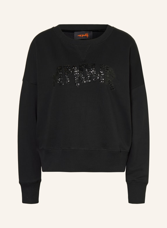 miss goodlife Sequin Sweatshirt BLACK