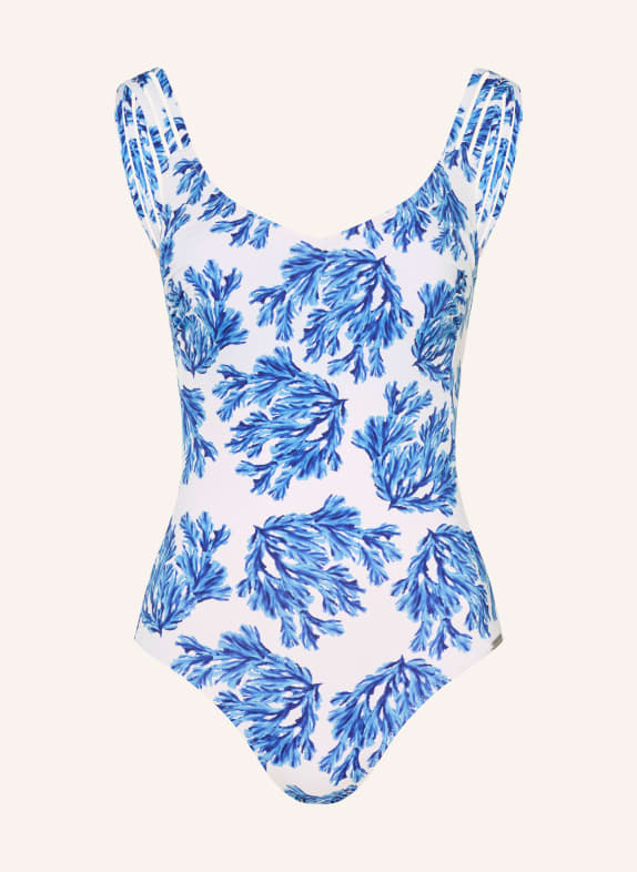 Charmline Shape-Badeanzug SEASIDE BREEZE BLAU / WEISS