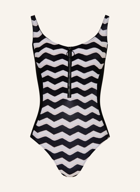 Lidea SANDWAVE Swimsuit BLACK / LIGHT BROWN / CREAM