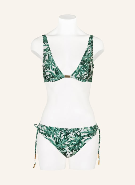 MARYAN MEHLHORN Beugel-bikinitop PALMETTE GROEN / DONKERGROEN / WIT