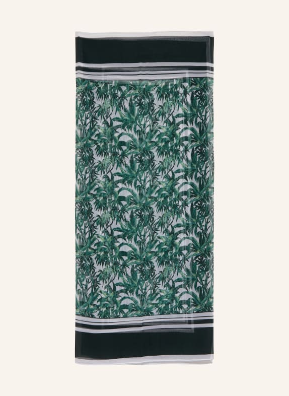 MARYAN MEHLHORN Pareo PALMETTE GROEN / DONKERGROEN / WIT