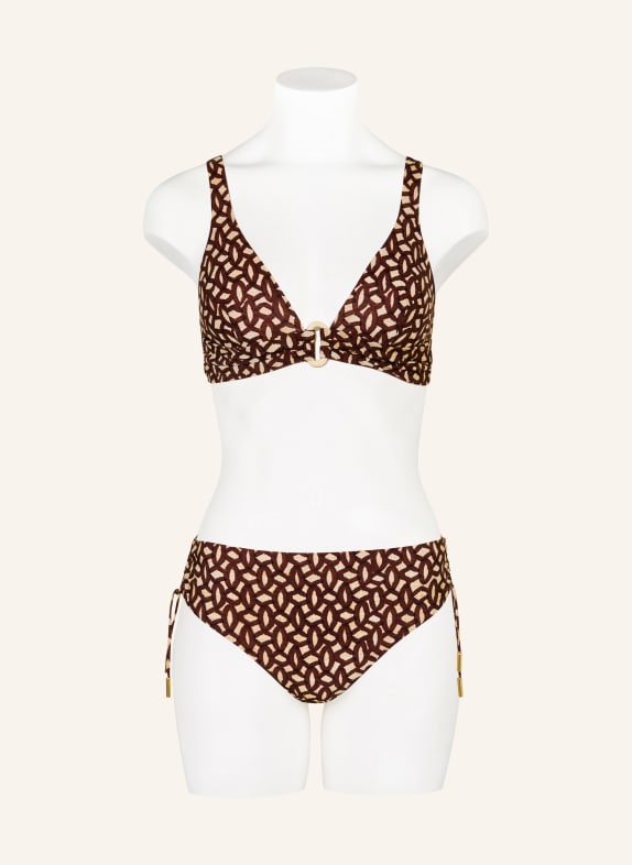 MARYAN MEHLHORN Basic bikinibroekje TERRAE BRUIN / LICHTBRUIN