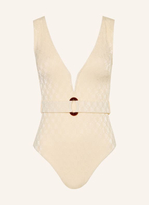 MARYAN MEHLHORN Badeanzug SERENITY ECRU / BRAUN