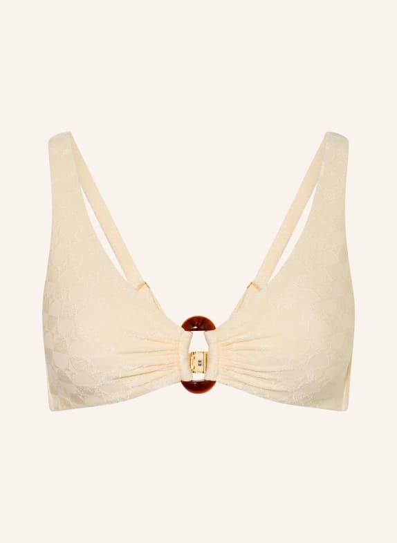 MARYAN MEHLHORN Bralette-Bikini-Top SERENITY ECRU / BRAUN