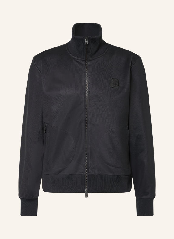 FRED PERRY Sweatjacke SCHWARZ