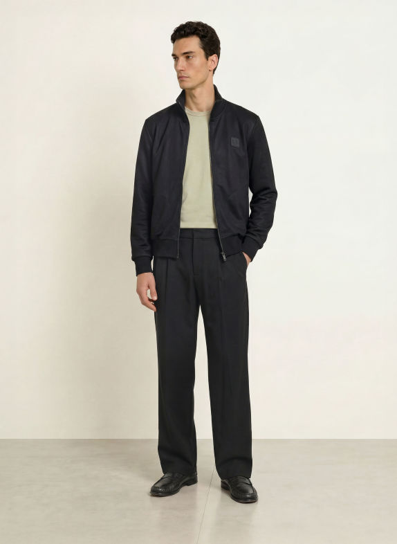 FRED PERRY Sweatvest ZWART