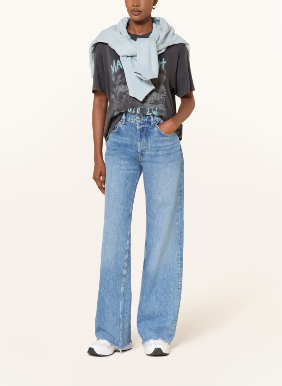 ANINE BING T-shirt CADE DONKERGRIJS