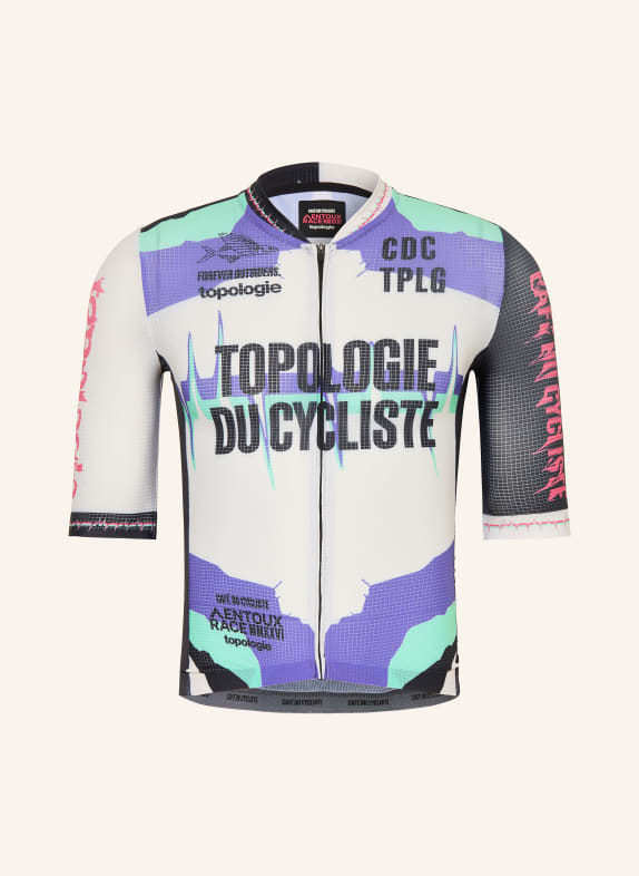 CAFÉ DU CYCLISTE Maillot de vélo BERGIDA TOPOLOGIE MENTHE / LILAS / NOIR
