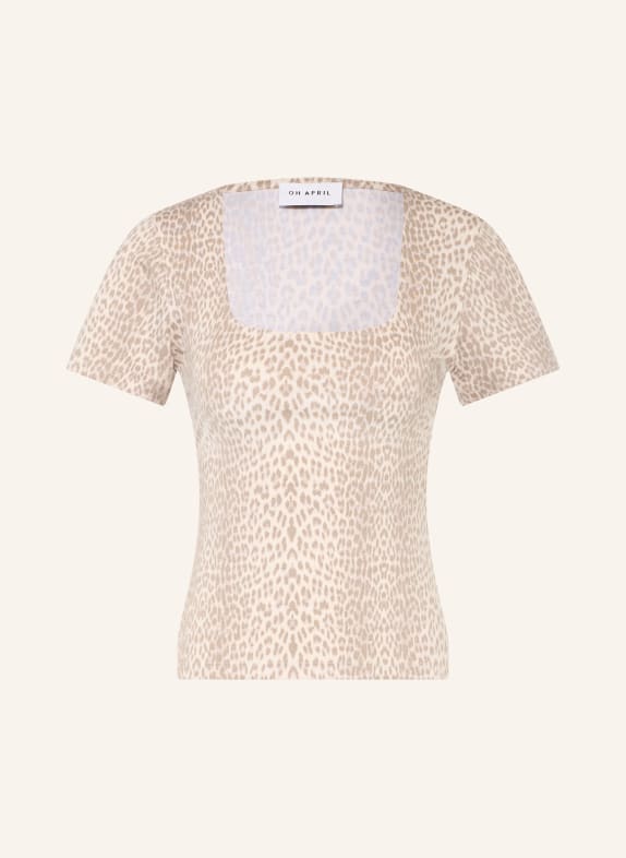 OH APRIL KALINA T-shirt BEIGE / BROWN / TAUPE