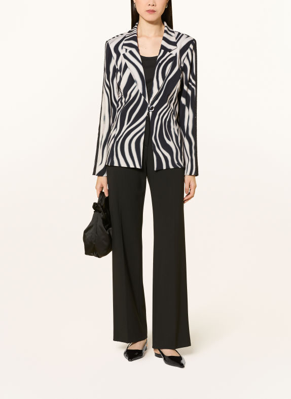 Joseph Ribkoff Blazer mit Schmucksteinen WEISS / SCHWARZ