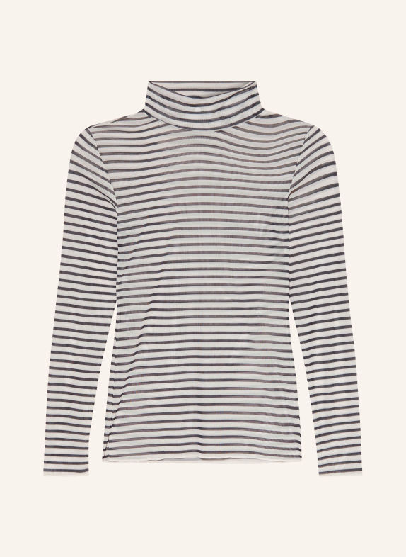 darling harbour Longsleeve aus Mesh BLACK/OFFWHITE
