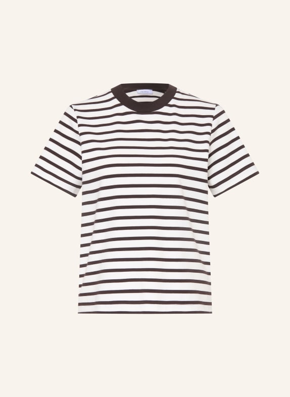darling harbour T-shirt darkbrown /offwhite