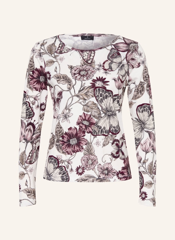 monari Longsleeve WEISS / DUNKELROT / GRÜN