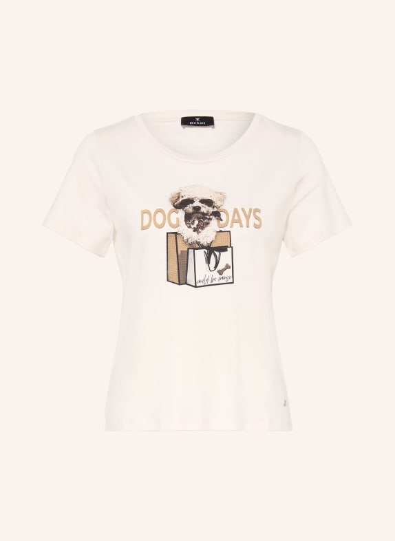 monari T-shirt med strass ECRU