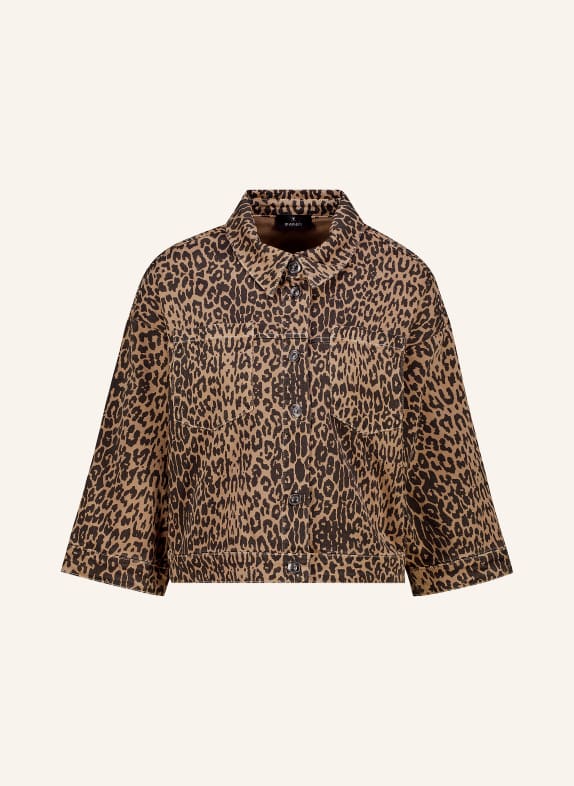monari Jacke 528 brown sugar gemustert