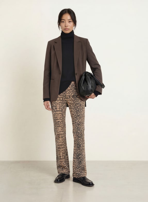 monari 7/8 broek CAMEL / ZWART