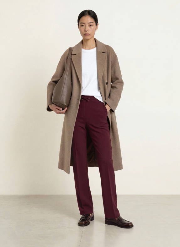 monari Broek DONKERROOD