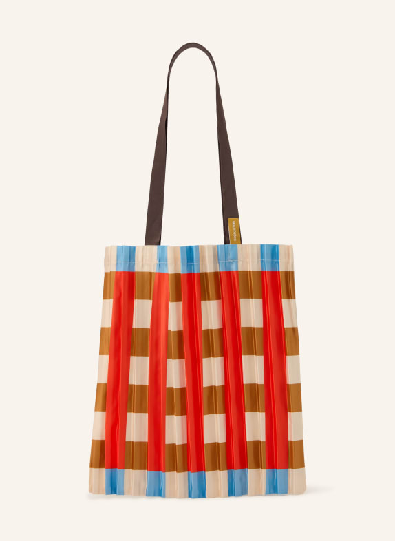 MULTITUDES Shoppers COGNAC / ECRU / ROOD