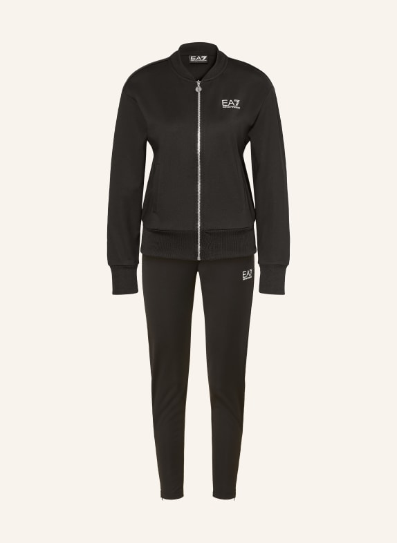 EA7 EMPORIO ARMANI Trainingsanzug SCHWARZ