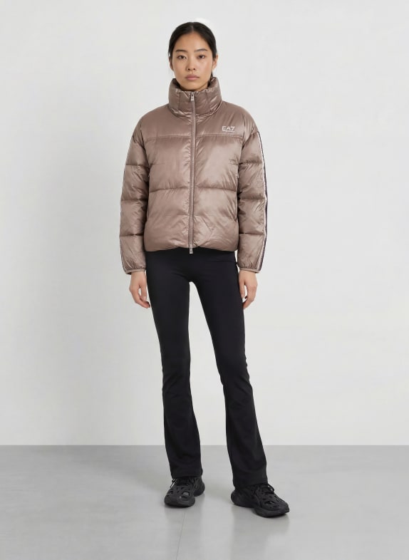 EA7 EMPORIO ARMANI Veste matelassée VIEUX ROSE