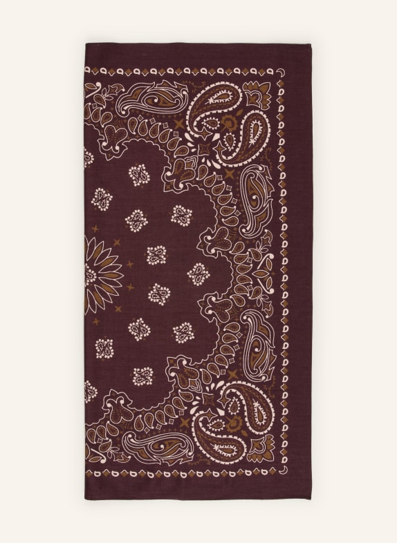 darling harbour Scarf with silk BLUEBERRY