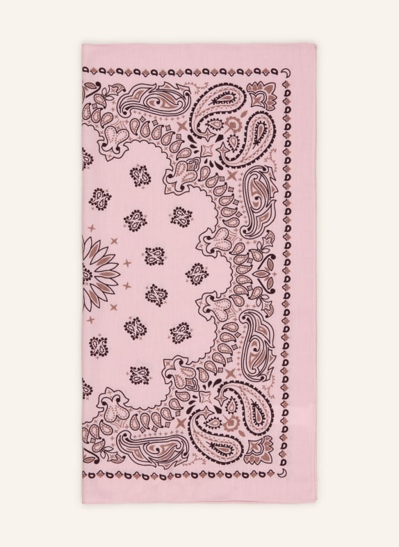 darling harbour Scarf with silk ROSE