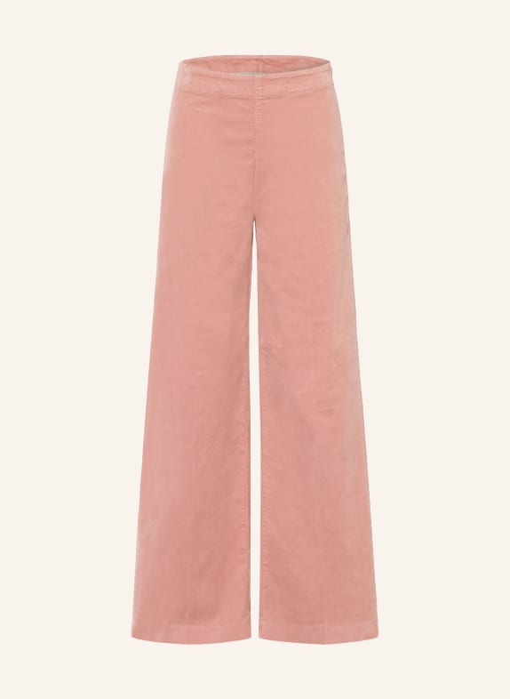Marc O'Polo MARGO wide-leg trousers made from corduroy ROSE