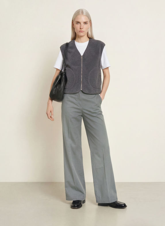Marc O'Polo Marlenehose BLAUGRAU