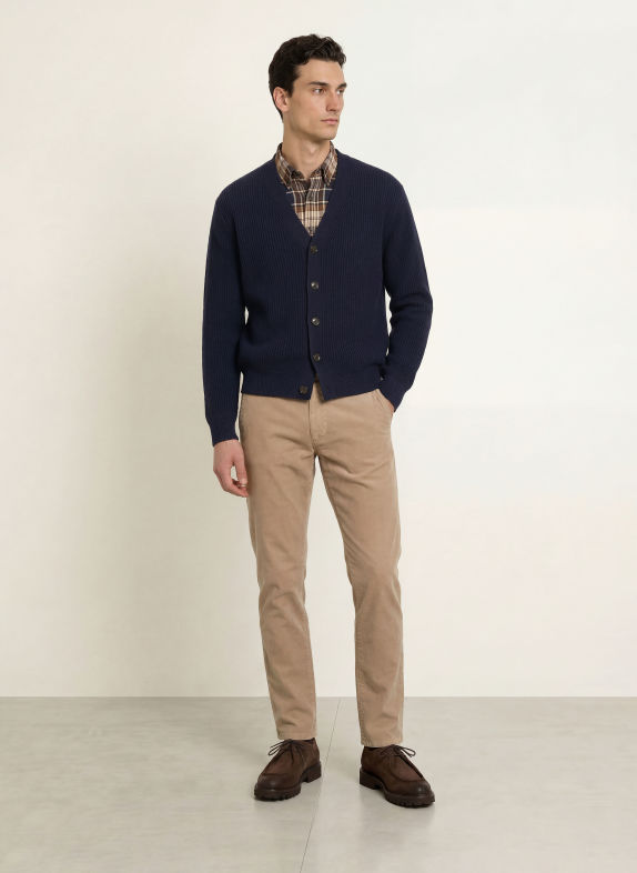 STROKESMAN'S Vest DONKERBLAUW