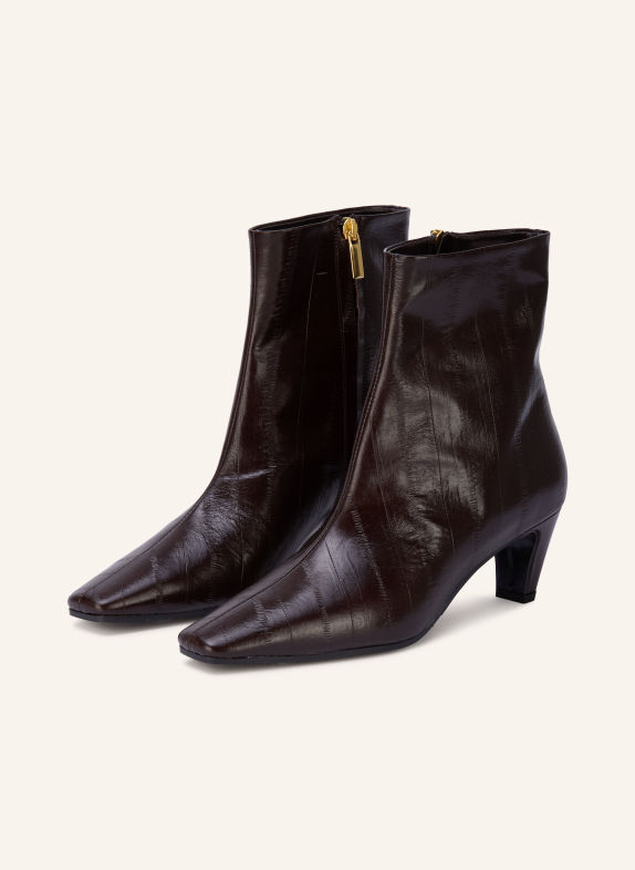 MRS & HUGS Laarsjes MARRON FONCÉ