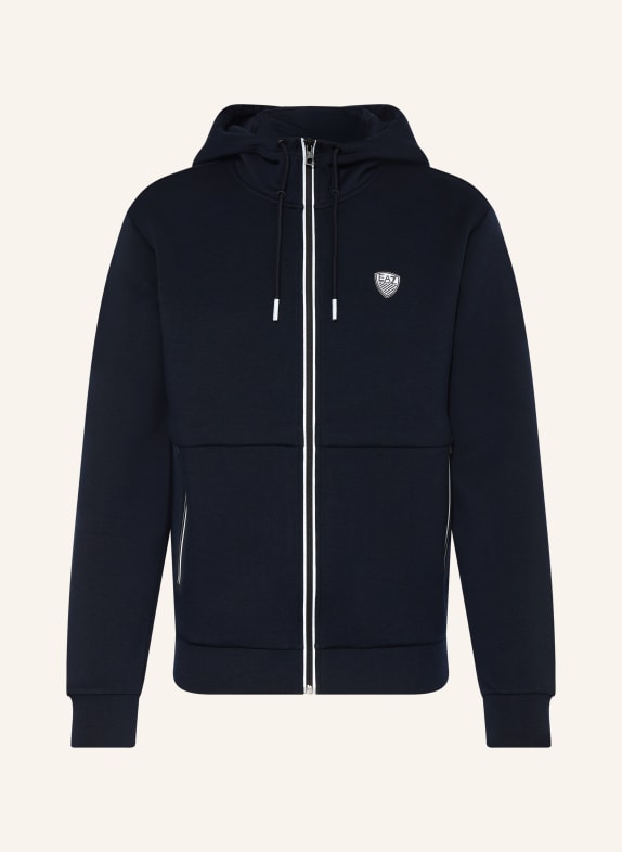 EA7 EMPORIO ARMANI Sweatjacke PREMIUM SHIELD DUNKELBLAU
