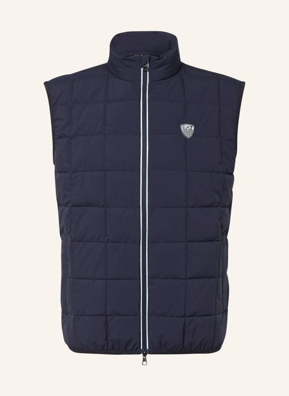 EA7 EMPORIO ARMANI Quilted vest DARK BLUE