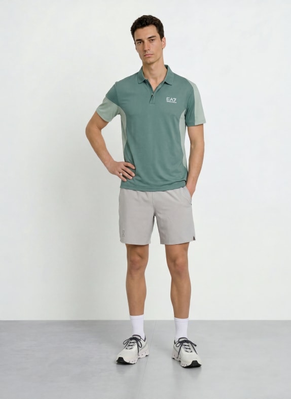 EA7 EMPORIO ARMANI Functioneel poloshirt TENNIS PRO GROEN / LICHTGROEN