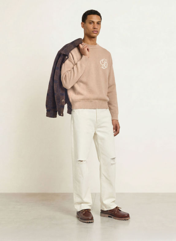 PROHIBITED Pullover BEIGE