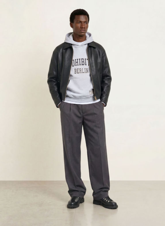 PROHIBITED Regular-fit trousers 0472 Dark Grey