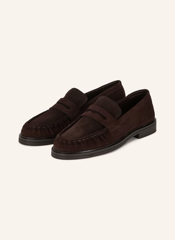 MRS & HUGS Pennyloafer MARRON FONCÉ