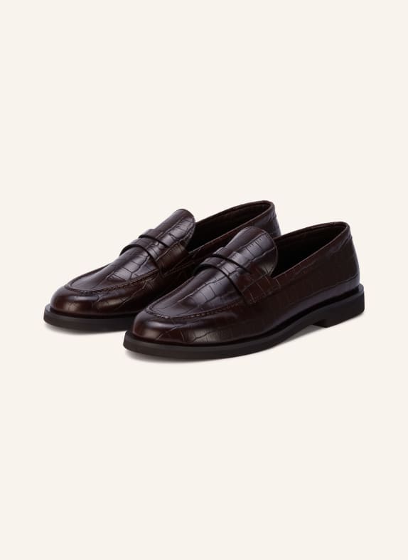MRS & HUGS Penny-Loafer DUNKELBRAUN