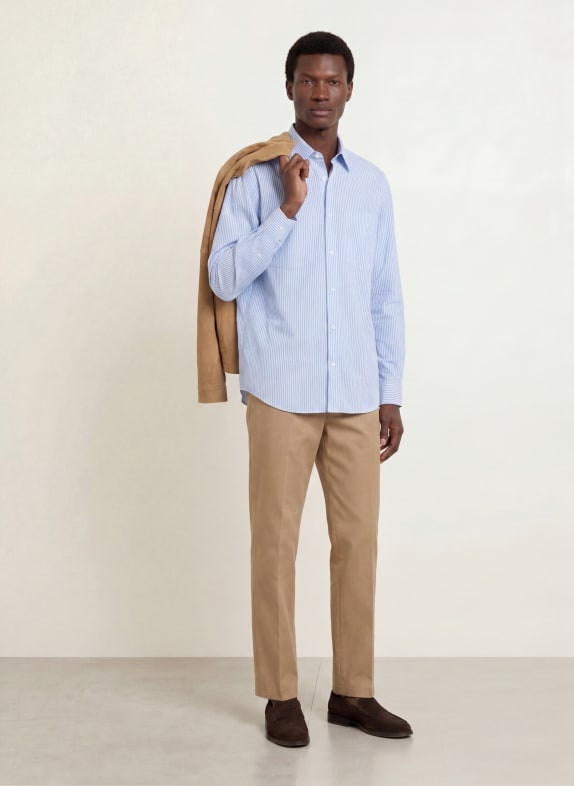 REISS Overhemd OVANTE Comfort Fit LICHTBLAUW / BLAUW / WIT