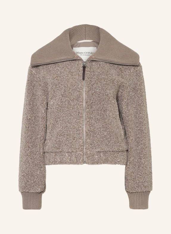 Marc O'Polo Teddyfell-Jacke TAUPE