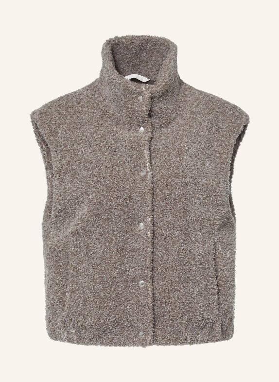 Marc O'Polo Teddyfell-Weste TAUPE