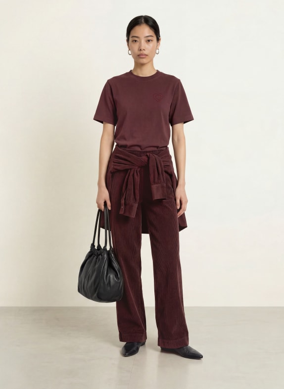 Marc O'Polo T-shirt DONKERROOD